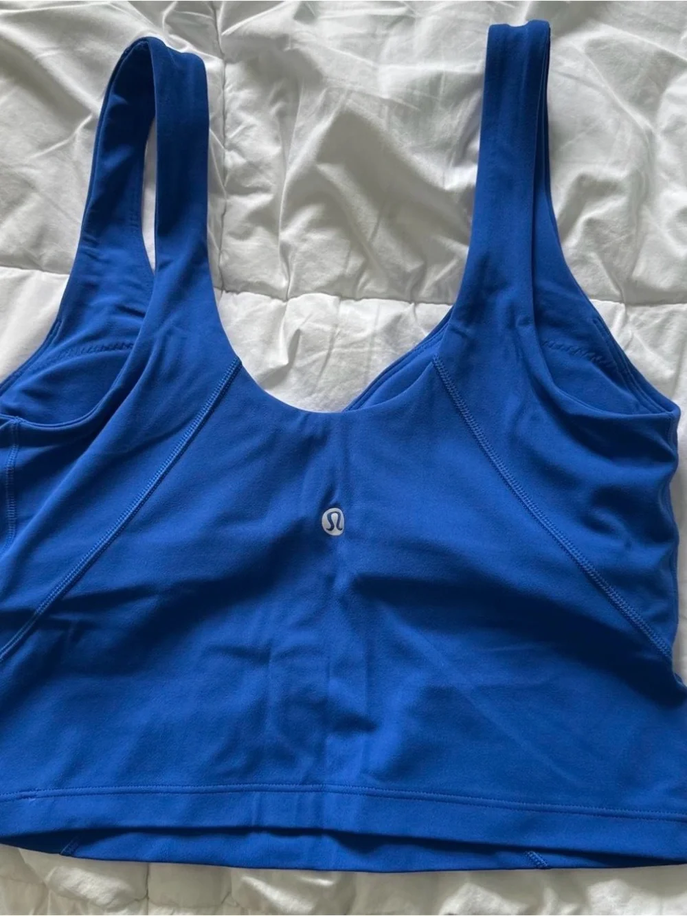 Lululemon Align Tank Light Support A/B Cup Galactic Cobalt Size 4